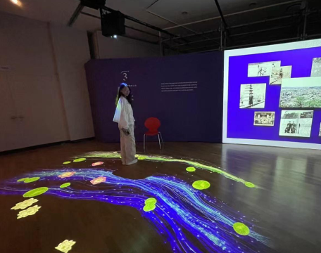 Integrated interactive projection